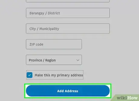 Image titled Change Your Primary Address on PayPal on PC or Mac Step 7