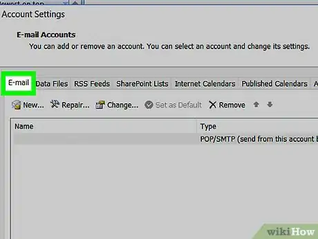 Image titled Add a Mailbox in Outlook on PC or Mac Step 5