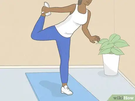 Image titled Do the Dancer's Pose in Yoga Step 3