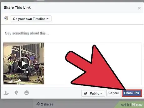 Image titled Share Videos on Facebook Step 3