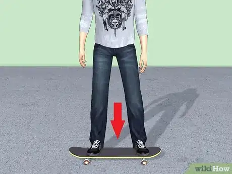 Image titled Casperflip on a Skateboard Step 1