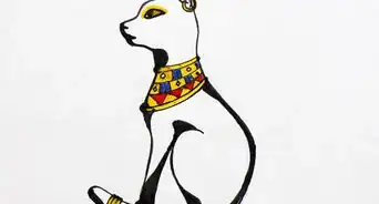 Draw Bastet in Cat Form