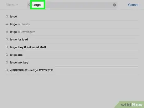 Image titled Use Letgo on iPhone or iPad Step 1