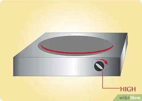 Image titled Turn a burner to high heat Step 2