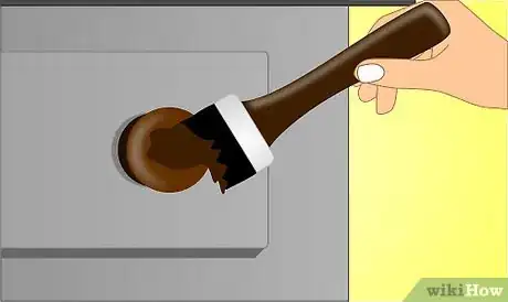 Image titled Base the knob with 2 3 coats of paint Step 2