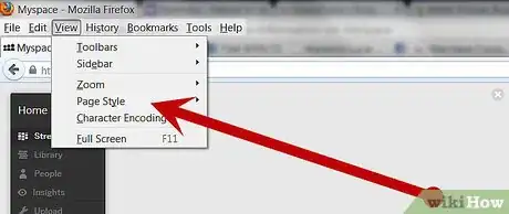 Image titled View Hidden Information on MySpace Step 4