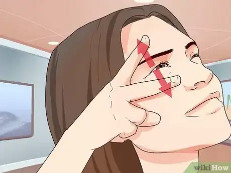 Image titled Reduce Forehead Wrinkles With Face Yoga Step 9