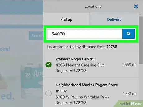 Image titled Order Groceries Online from Walmart on PC or Mac Step 3