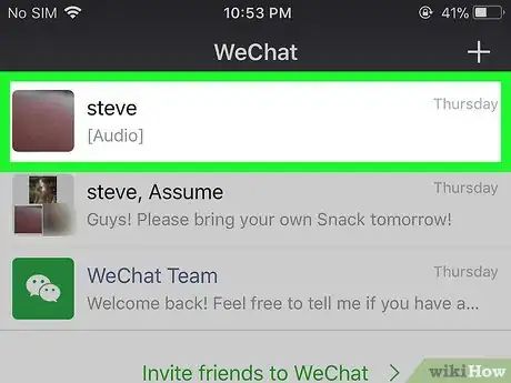 Image titled Send a GIF on WeChat on iPhone or iPad Step 3