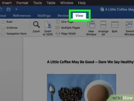 Image titled Turn on Focus Mode in Microsoft Word Step 3