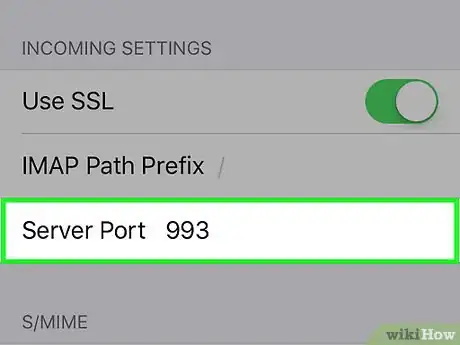 Image titled Use SSL for a Mail App Email Account on an iPhone Step 8