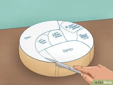 Image titled Make a 3D Dinosaur Birthday Cake Step 8