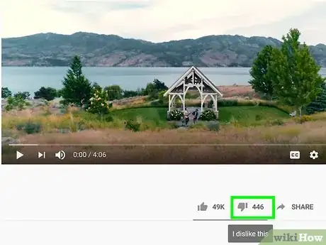 Image titled Dislike a Video on YouTube Step 4