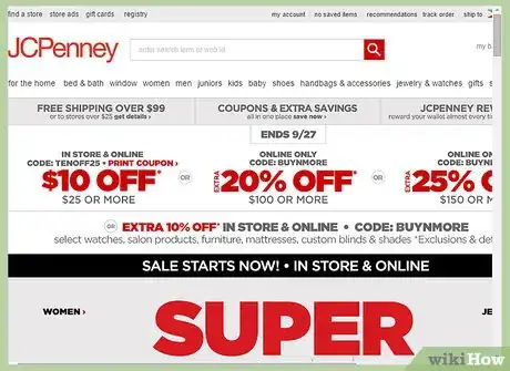 Image titled Get Jcpenney Coupons Step 1