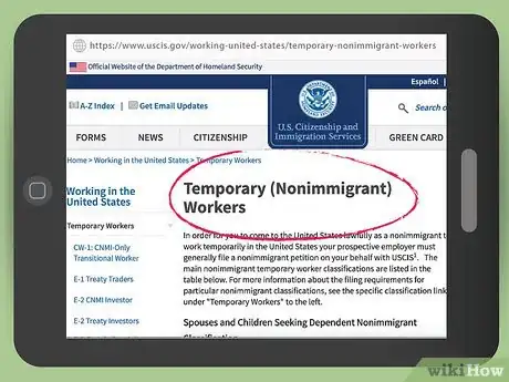 Image titled Apply for a Nonimmigrant Work Visa Step 3