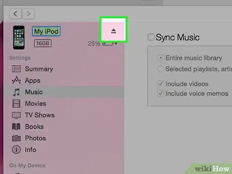 Image titled Format an iPod Mini Before Selling It Step 8
