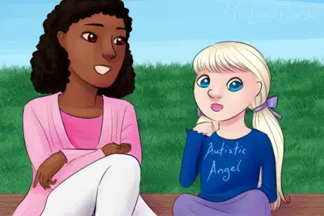 Image titled Woman and Autistic Girl Sitting.png