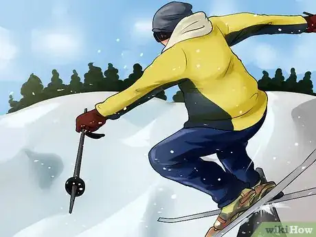 Image titled Freestyle Ski Step 1