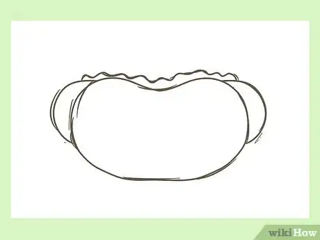 Image titled Draw a Hotdog Step 3