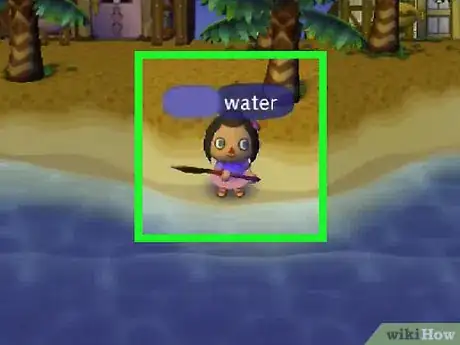 Image titled Plant a Coconut Tree in Animal Crossing_ City Folk Step 1