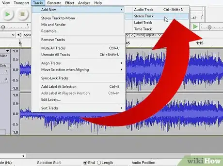 Image titled Change a Mono Track Into Stereo Track Using Audacity Step 4