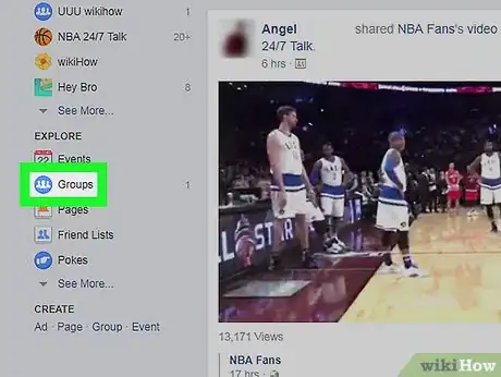 Image titled Organize Facebook Groups on a PC or Mac Step 2
