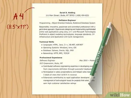 Image titled Format a Resume Step 10
