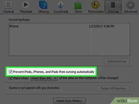 Image titled Stop iTunes from Opening Automatically when You Connect Your iPhone Step 5