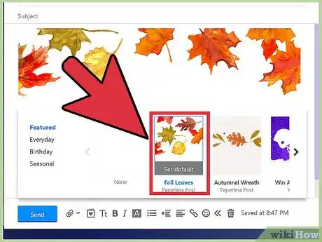 Image titled Add Stationery to Yahoo Email Step 6
