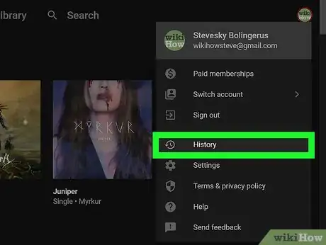Image titled Delete Your YouTube Music History on PC or Mac Step 9