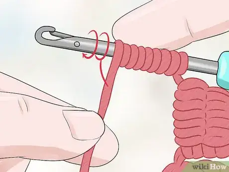 Image titled Crochet a Bullion Stitch Flower Step 7