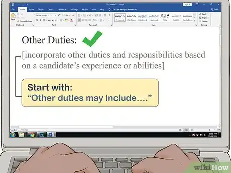 Image titled Create a Job Description Template Step 9