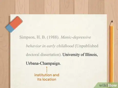 Image titled Cite a Dissertation in APA Step 9