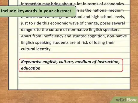 Image titled Write a Scholarly Abstract Step 9
