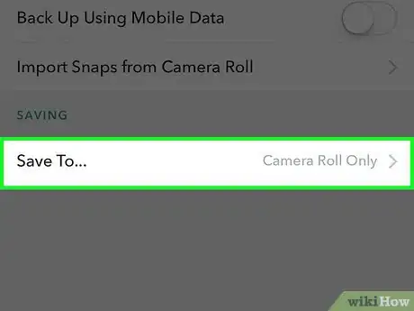 Image titled Prevent Your Phone from Downloading Stories in Snapchat Step 5