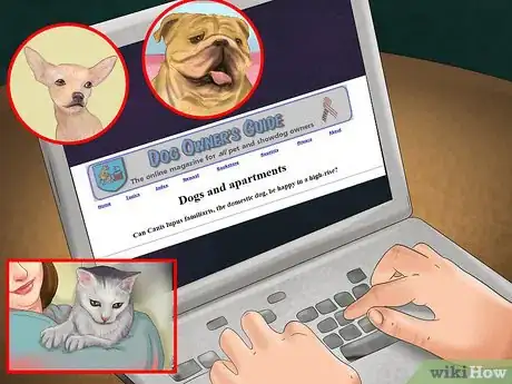 Image titled Keep a Dog or Cat Successfully While Living in an Apartment Step 1