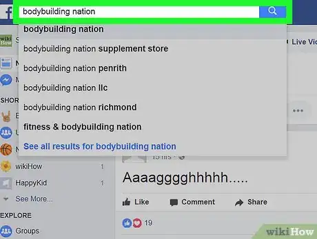 Image titled Post to a Facebook Group on PC or Mac Step 2