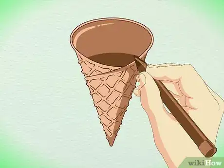 Image titled Draw a Detailed Ice Cream Cone Step 8
