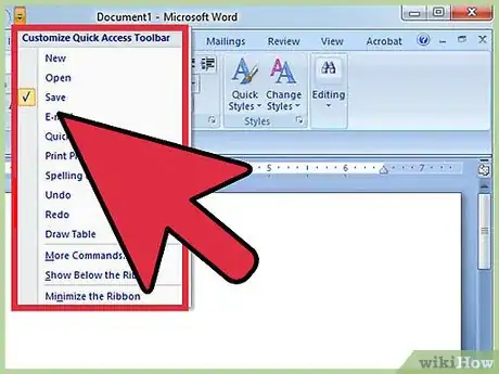 Image titled Add Commands to the Quick Access Toolbar Step 3
