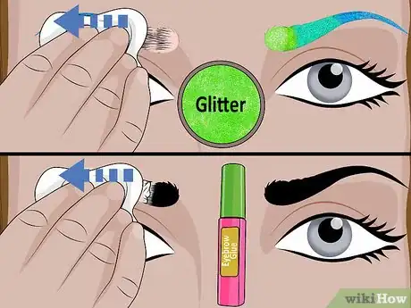 Image titled Do Glitter Eyebrows Step 12