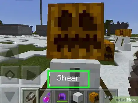 Image titled Reveal the Face of a Snow Golem in Minecraft Step 4