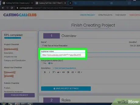 Image titled Create a Casting Call on Casting Call Club Step 11