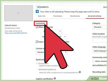 Image titled Disable Comments on Videos on YouTube Step 43