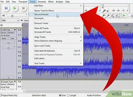Image titled Change a Mono Track Into Stereo Track Using Audacity Step 6