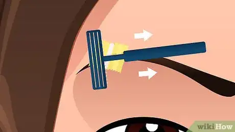 Image titled Create Eyebrow Slits Step 4