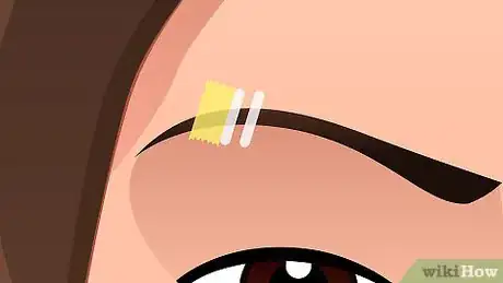 Image titled Create Eyebrow Slits Step 2