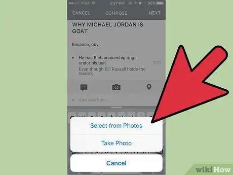 Image titled Use The List App Step 22Bullet2