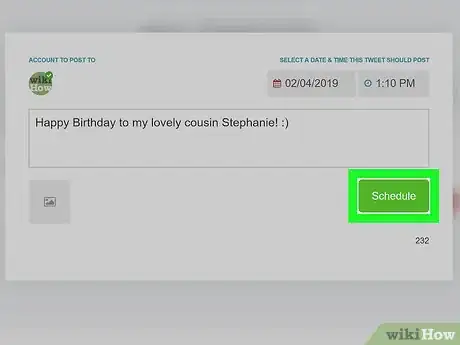 Image titled Schedule Tweets Step 22