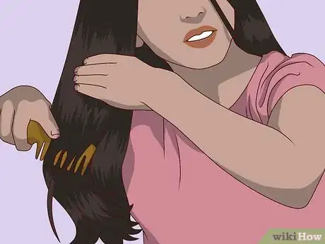 Image titled Curl a Weave with a Flat Iron Step 2