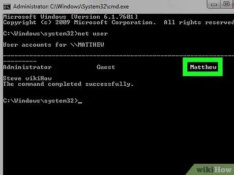 Image titled Change a Computer Password Using Command Prompt Step 7